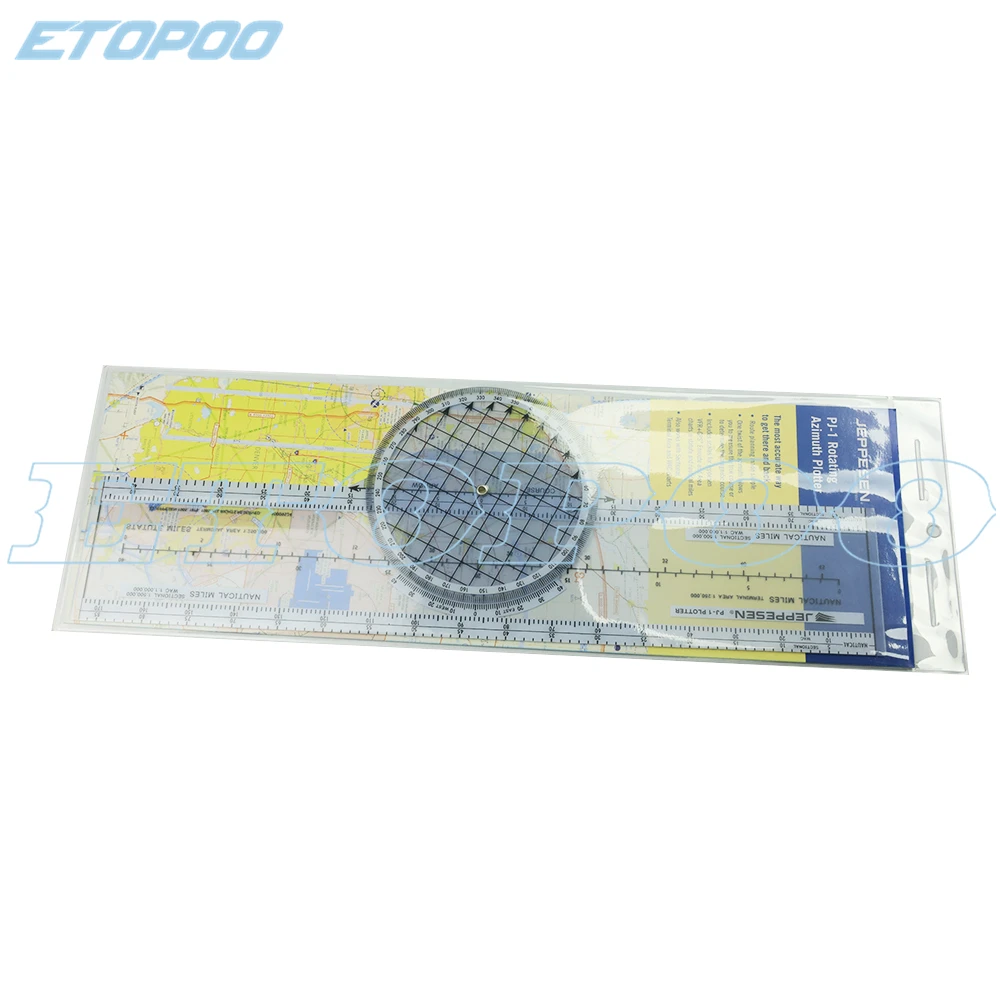 Civil and Military Aviation Multifunctional Pilot Navigation Slide Ruler