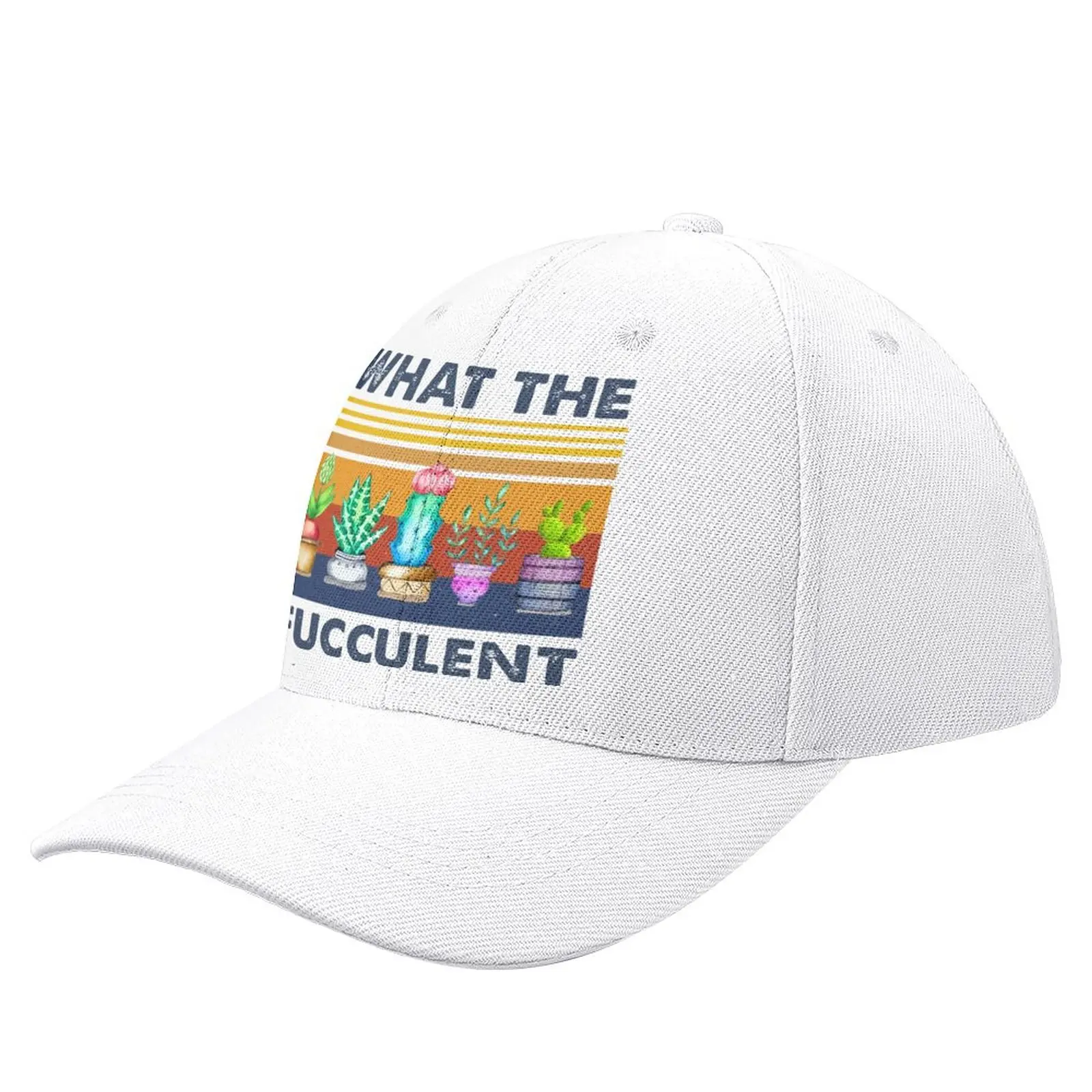 

Fishing Hats Casquette Vintage What The Fucculent Cactus Funny Gift Hot Sale Summer Travel Unisex Headdress