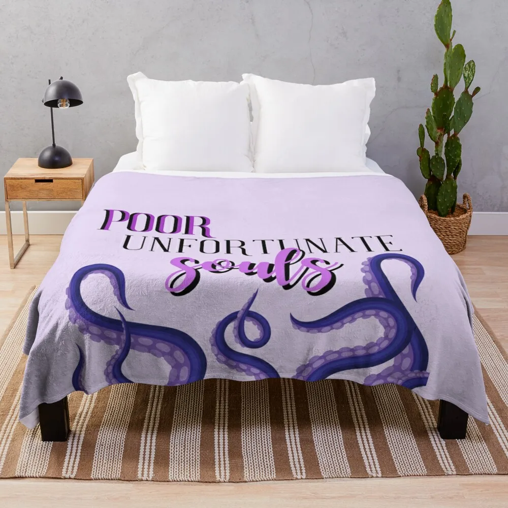 

Poor Unfortunate Souls Throw Blanket Thermal Blankets For Travel Blanket Fluffy Summer Blanket Shaggy Blanket