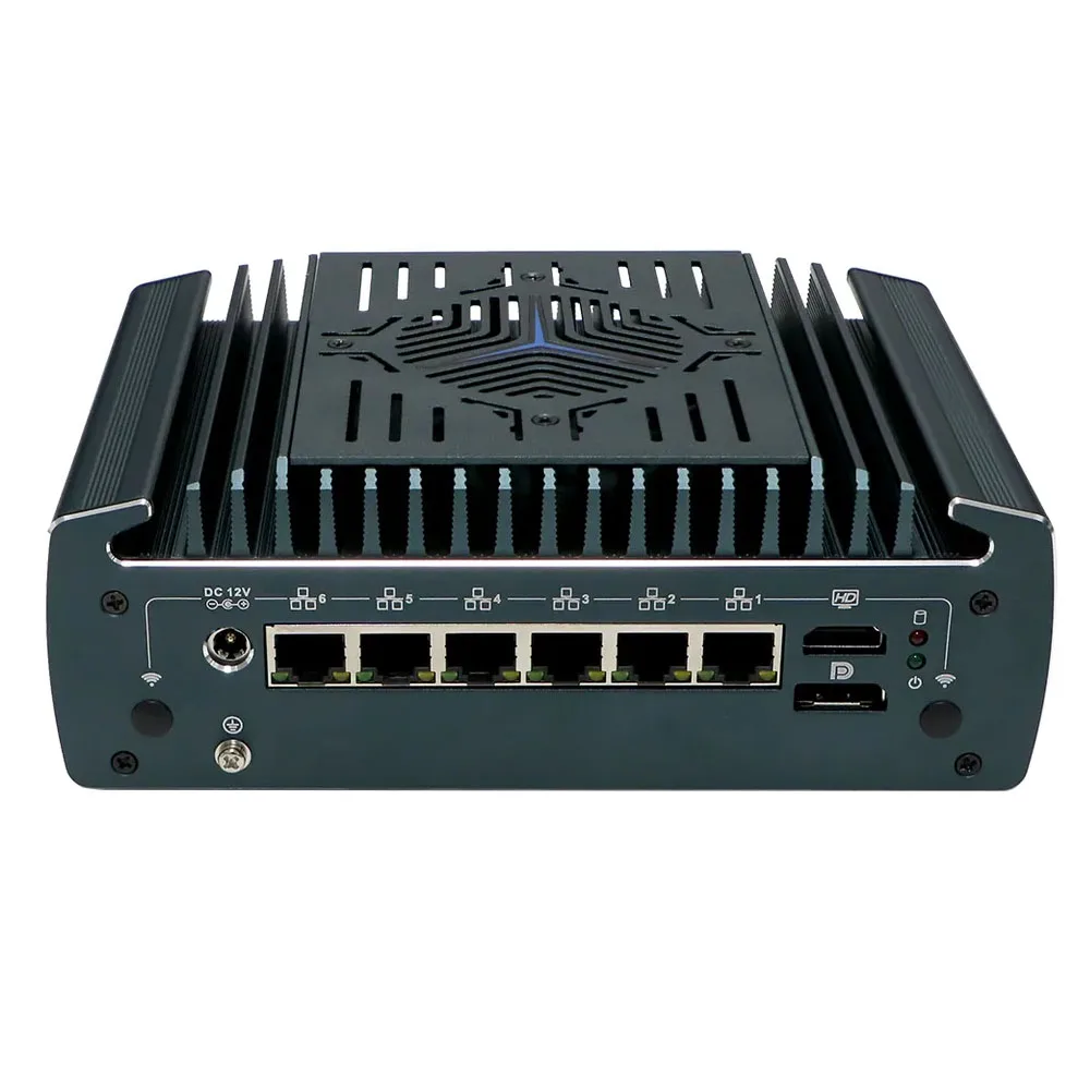 Micro Firewall Appliance Intel Core i5 1245U i7 1265U Soft Router 6 x 2.5GbE I225-V B3 Mini PC DDR4 RAM HDMI2.1 DP1.4A OPNsense