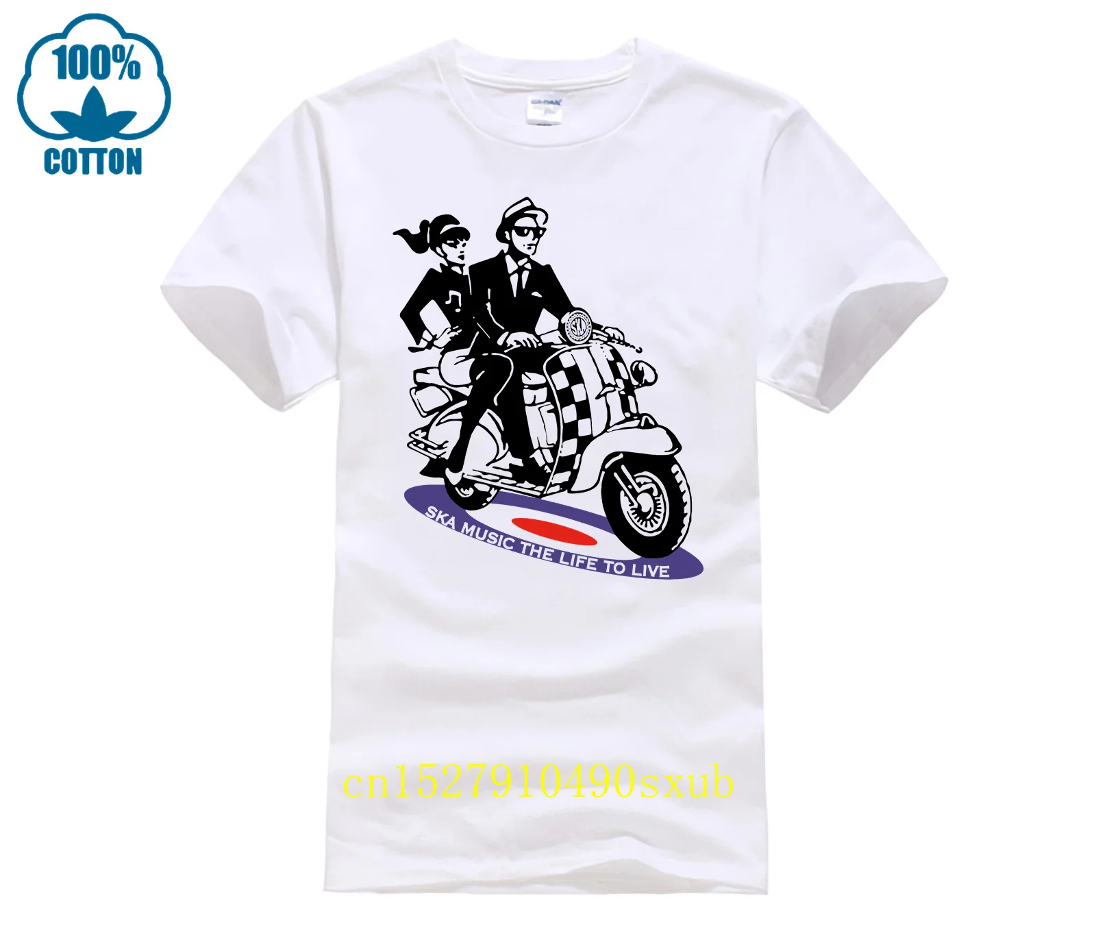 T-Shirt 2 Toni Ska The Specials Mens Ciclomotore Mod Madness 2 Tone Selecter Vespa Top