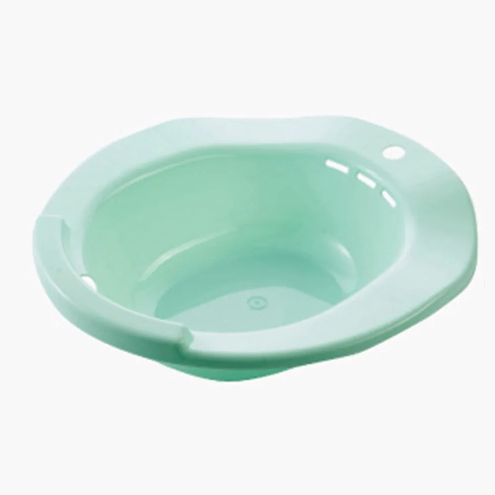 1*Hip Bath Tub Sitz Bath Basin Steaming Plastic For Toilet Seat Postpartum Hemorrhoids Patient