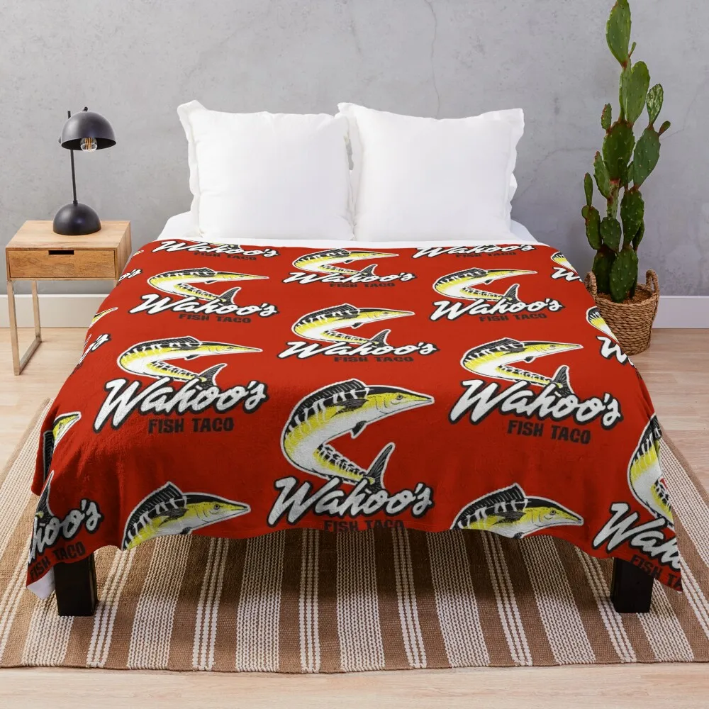 

Wahoo's Fish Taco Resto Throw Blanket Stuffed Blankets