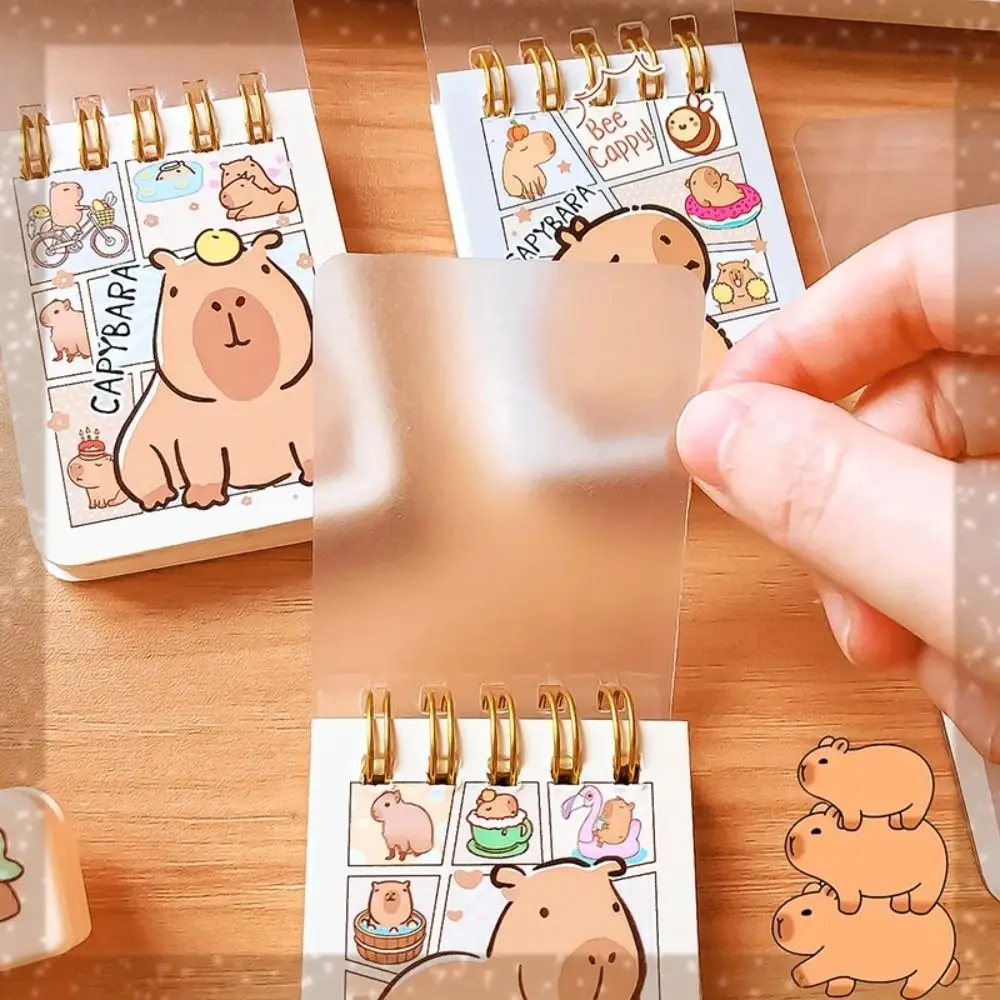

Kawaii блокнот капибара канцелярские принадлежности портативный дневник маленький блокнот мультфильм милый мини блокнот Декор