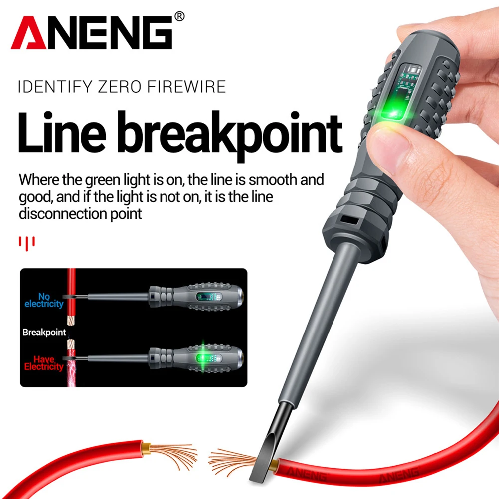 1-3 Set  ANENG B05 Screwdriver Kit  Word/cross Screwdrivers Indication Pen Meter Electric Pencil Electrician Tester Pen Tools 3