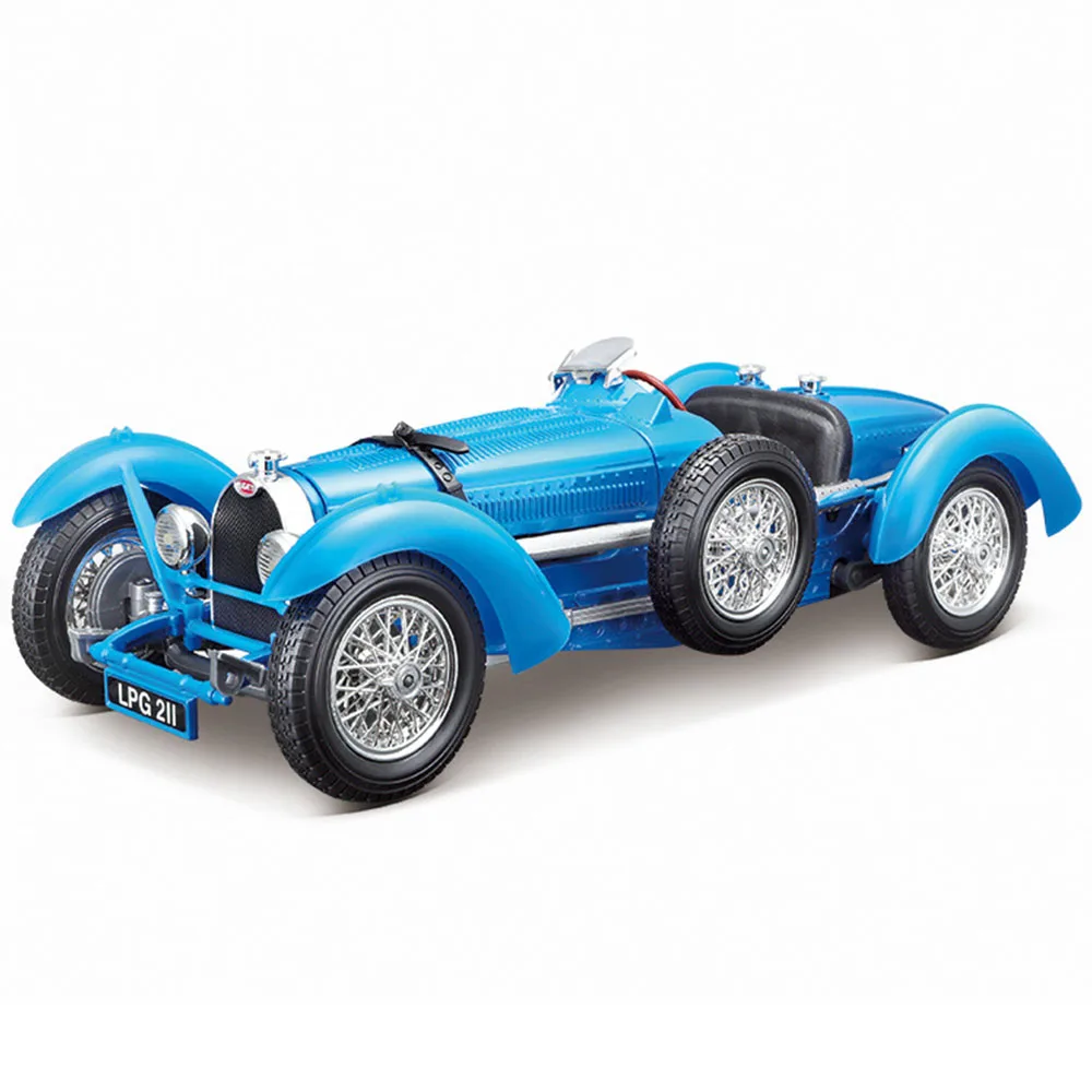 

Модель автомобиля Bburago Bugatti Тип 59 1934, статическая литая модель автомобиля 1/18, миниатюрная модель автомобиля, игрушки, хобби, коллекционные подарки для мужчин