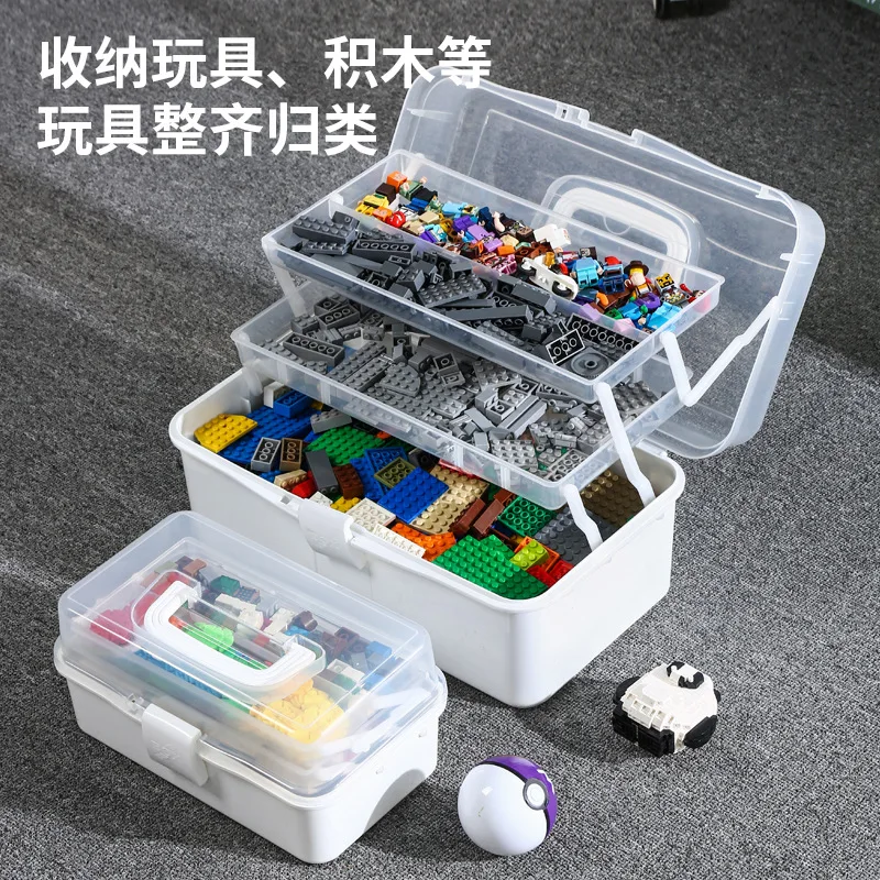 Lego Spielzeug Aufbewahrung sbox Baustein Lego Organizer transparente  Puzzle Container verstellbare Lagerung Kinder Spielzeug Veranstalter -  AliExpress