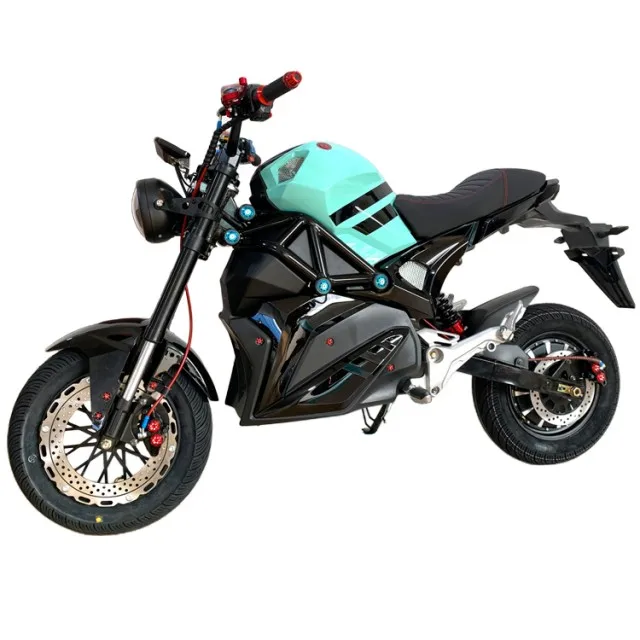 2023 New Fashionable Models 72v 1500w high power central motor electric motorcycle 10 inch qs motor 1500w 2000w 3000w tile power saving enhanced plated electric motorcycle
