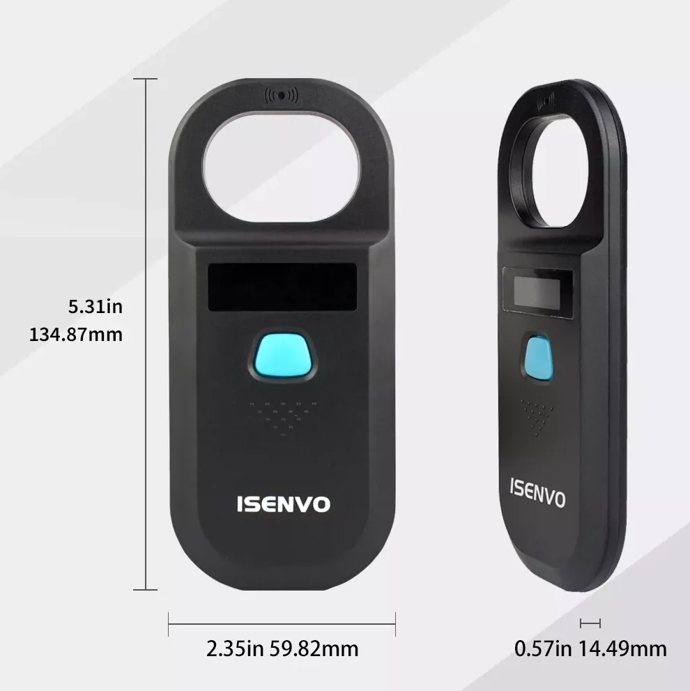 Pet ID 134.2Khz/125Khz Microchip Scanner Universal Animal Chip RFID Reader