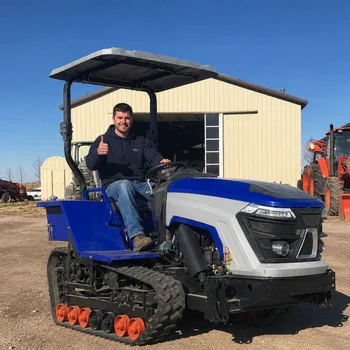 Trattore Agricolo Professionale 60HP CE EPA Euro 5, Trattore Idraulico Utilitario per Fattoria, Attrezzatura Pesante Personalizzabile