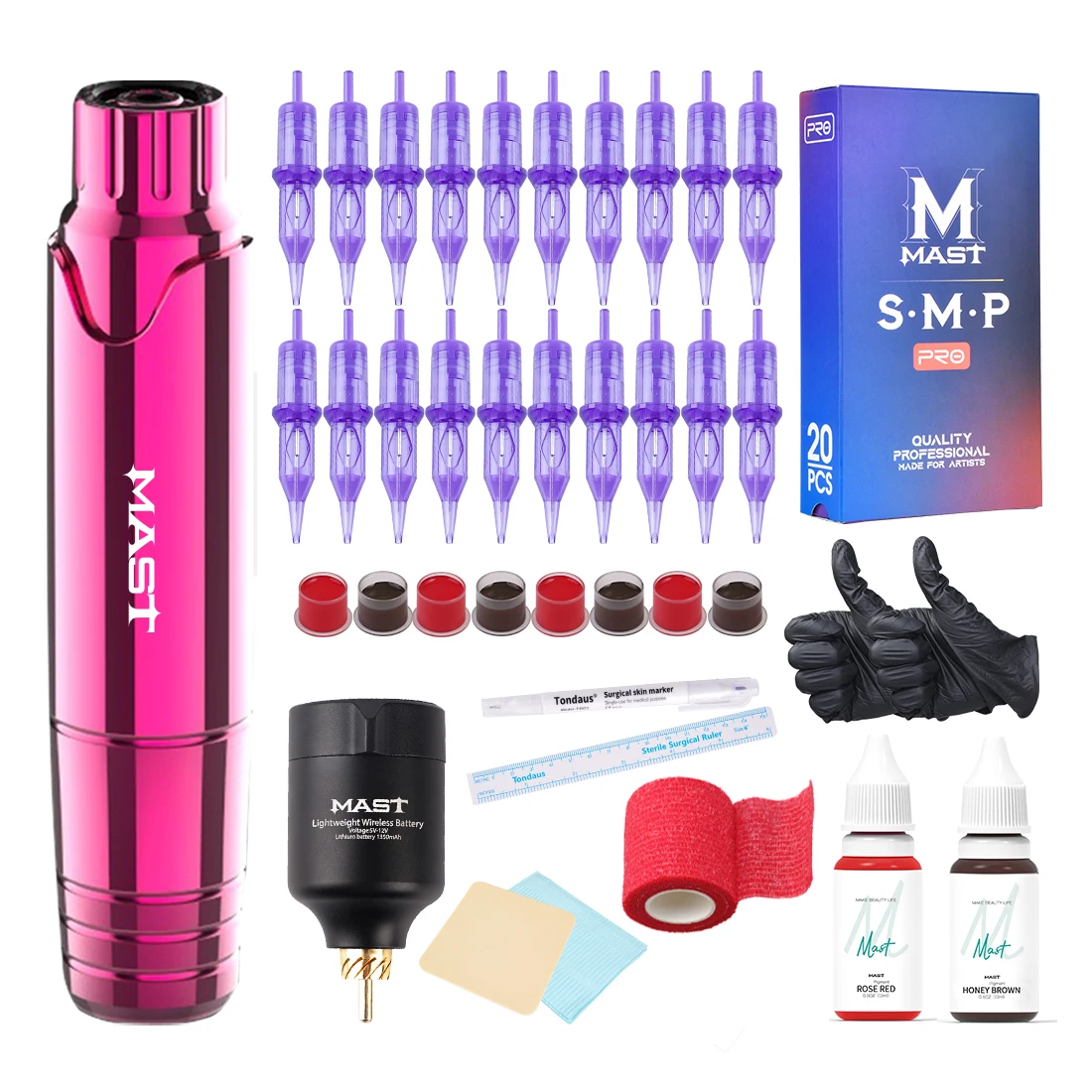 Mast Tattoo P10 profesional, herramientas de delineador de ojos