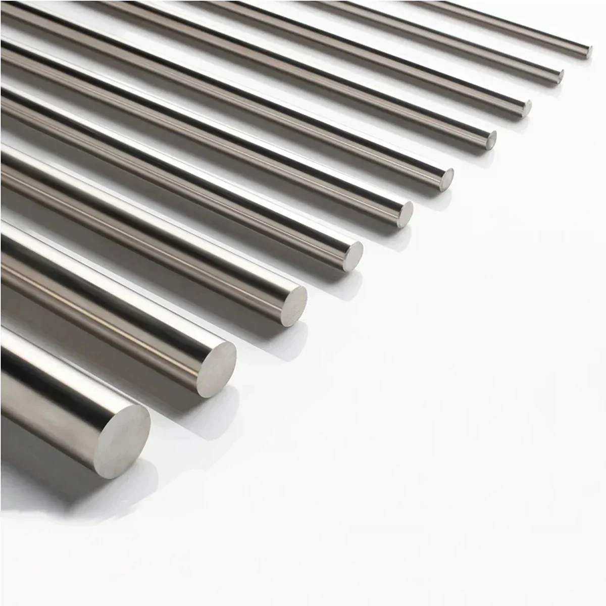 Premium 304 Stainless Steel Solid Rod - Various Diameters & Lengths Available