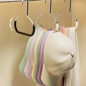 Cerchio Anello Cappello Appendiabiti Cappelli Espositore Berretto da baseball Organizzatore Sciarpa Asciugamano Cravatta Portaoggetti per armadio Camera da letto Risparmia spazio 1