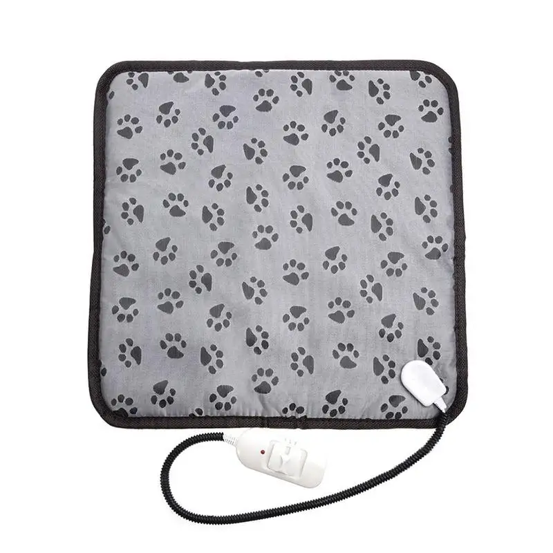 

Dog Cat Electric Blanket Heating Pad Pet Bed Mat Waterproof Anti-Bite Adjustable Temperature Chair Cushion W0