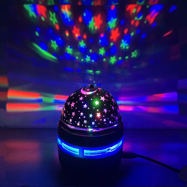 Projecteur Disco Lumière avec Télécommande 6 modèles de LED LAMPE