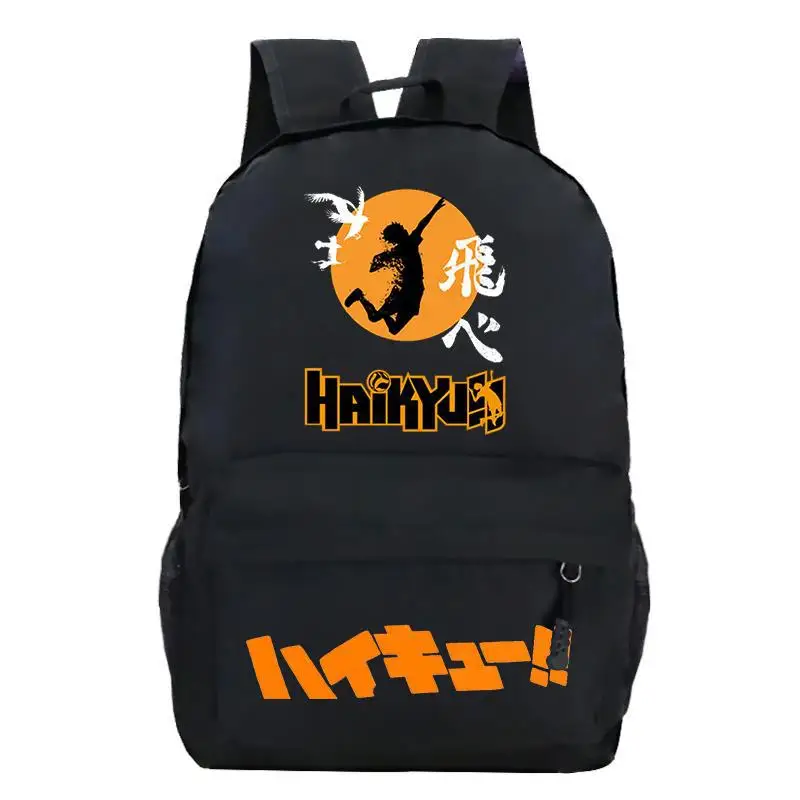 

New Haikyuu Anime Backpack for Boys Volleyball Teens Bookbag Mochila Student School Bag Cartoon Backpacks Casual Travel Rucksack