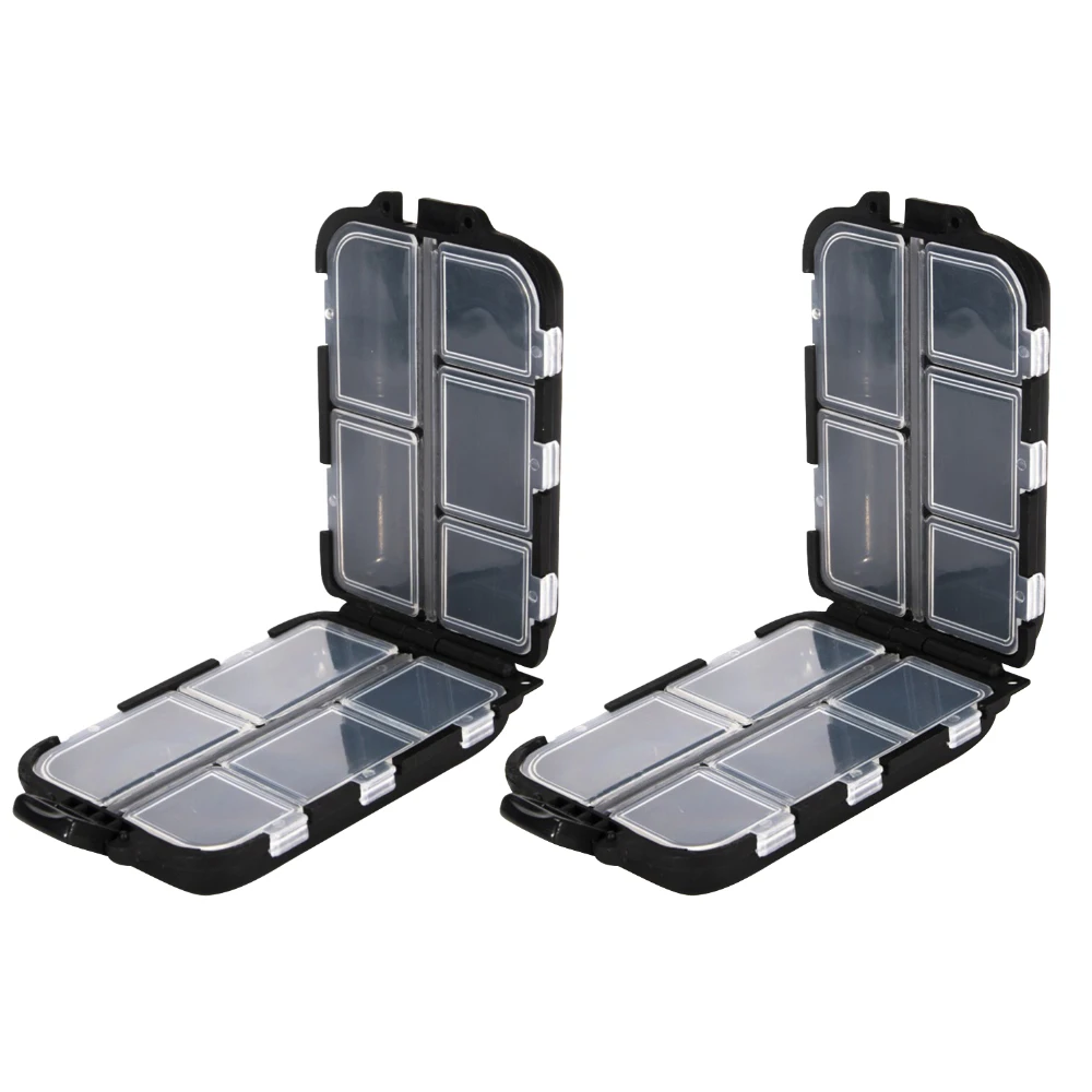 Fishing Tackle Box 10 Compartments Lure Hook Rig Bait Plastic Storage Case Fishing Tackle Box 10 Compartments Lure Hook Rig Bait Plastic Storage Case