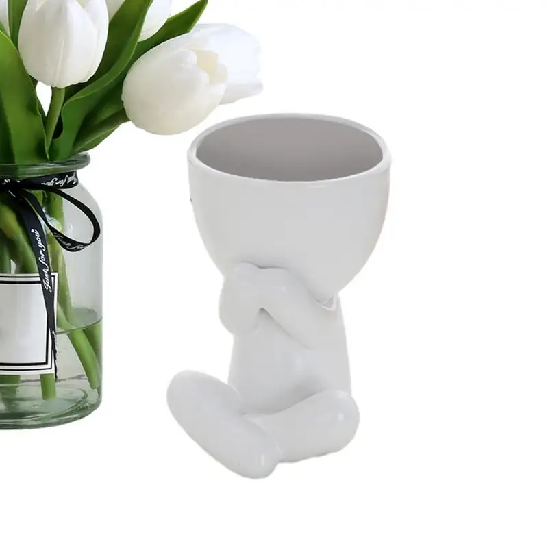 

Человеческие Формы растения керамические горшки суккуленты фотография стола Декор кактус цветочный горшок минималистский стиль шляпа мини ваза горшок для лица