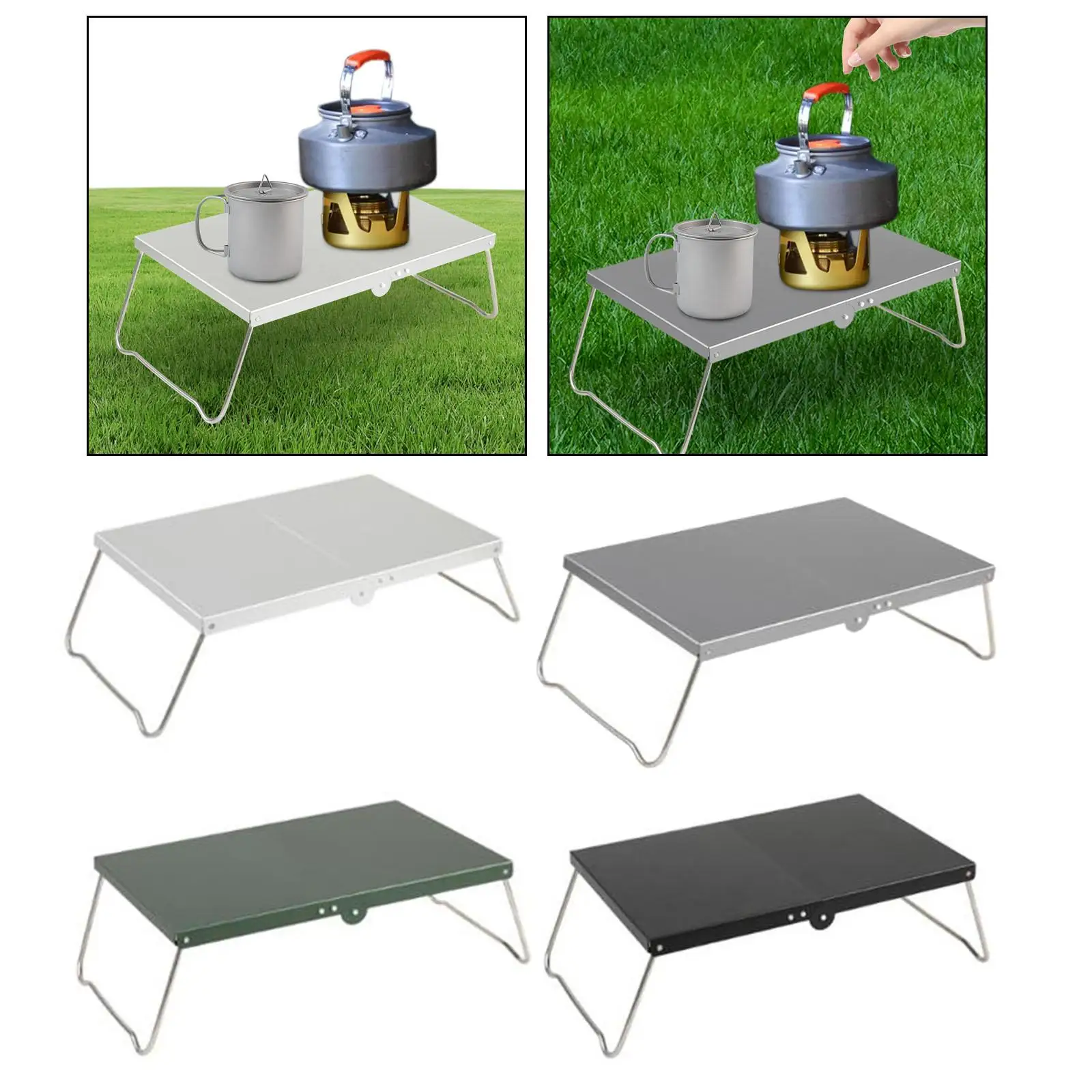Camping Folding Table Portable Foldable Table for Barbecue Travel Yard