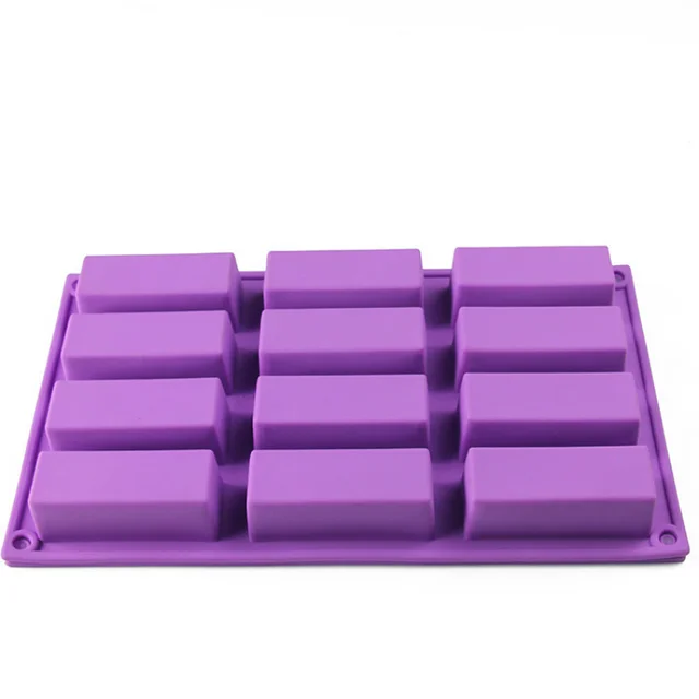 Szilikonfehérje Rudak Penész Téglalap Granola Bar Szilícium Szappan Gyanta Kulcstartó Holdcake Sütő Kiegészítők - Image 4