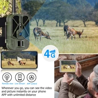 4G HD Live Video Lithium Battery Cellular Trail Camera 50MP 4K Wireless Game App Cloud Service Waterproof IP66 Wildlife Monitori - Image 3
