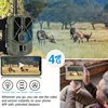 4G HD LIVE Video Lithium Battery Cellular Trail Camera 50MP 4K Wireless Game APP Cloud Service Waterproof IP66 Wildlife Cam 3