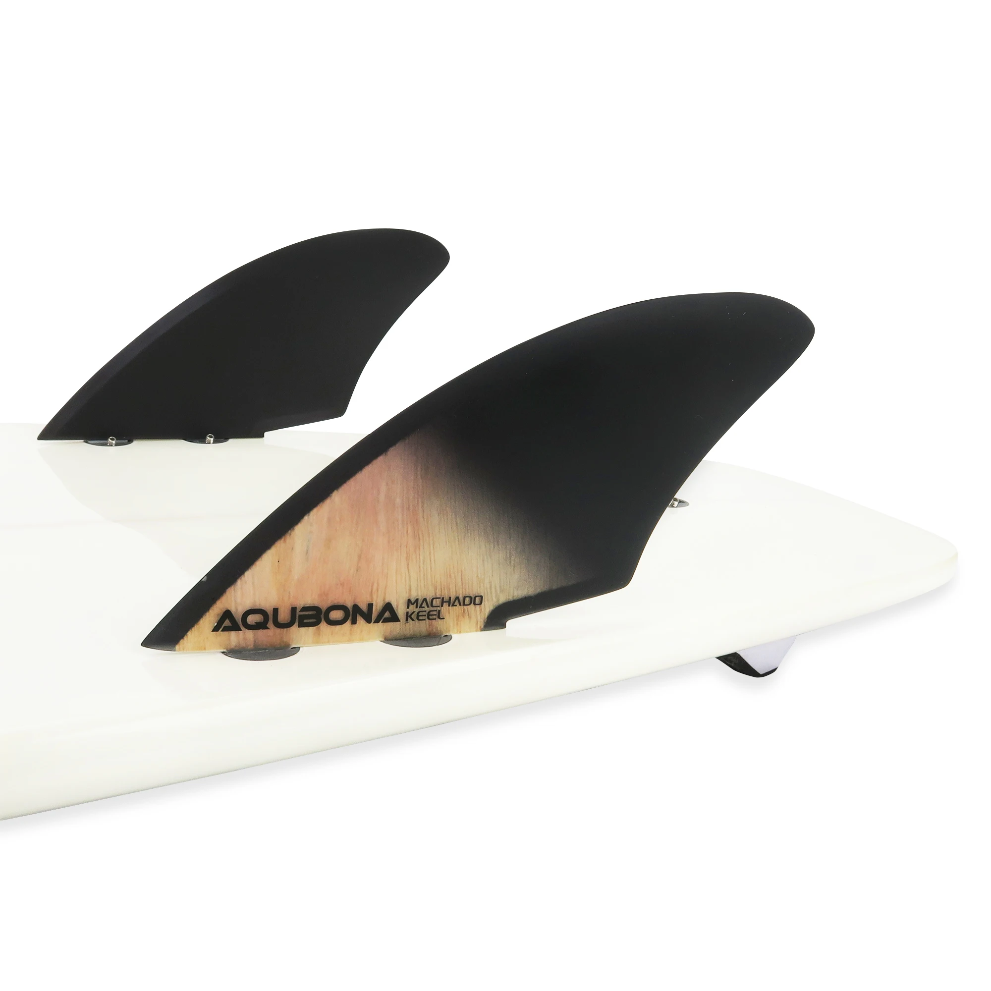 Twin Keel Fins (2 Fins) - Twin Tab or Single Tab Sizes, with Fin Screws and Fin Key - Fins for Fish Surf Boards 3