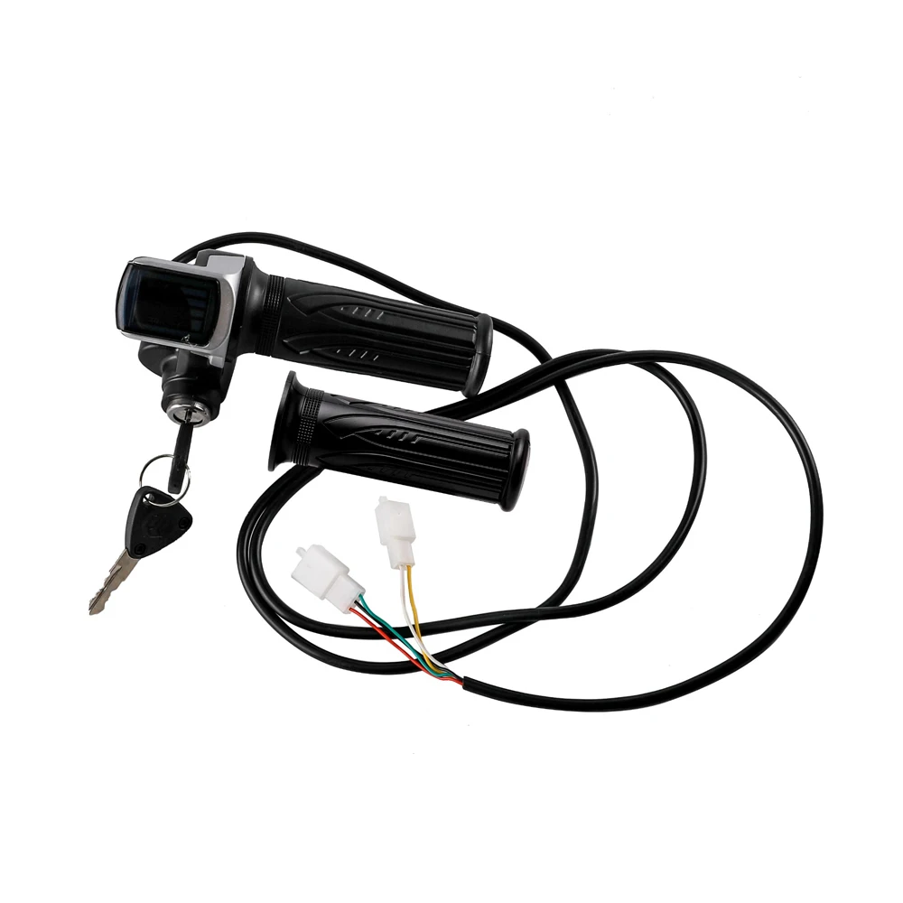 36v 800w Brushed Controller+throttle Grips Ignition Key Switch For
