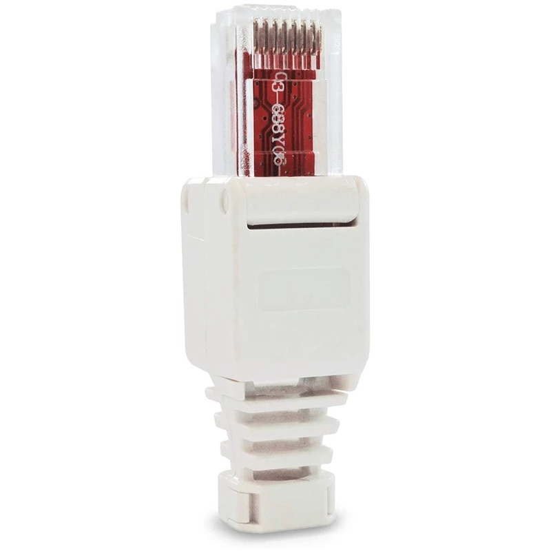도구 필요 없는 네트워크 커넥터, RJ45 CAT6 LAN UTP 케이블 플러그, Cat5 Cat7 설치 케이블 패치 케이블, 20 개