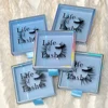 100pcs Customized Mink eyelashes and box,do your own logo and design,false eyelashes package,eye makeup cosmetics Free UPS/DHL 1