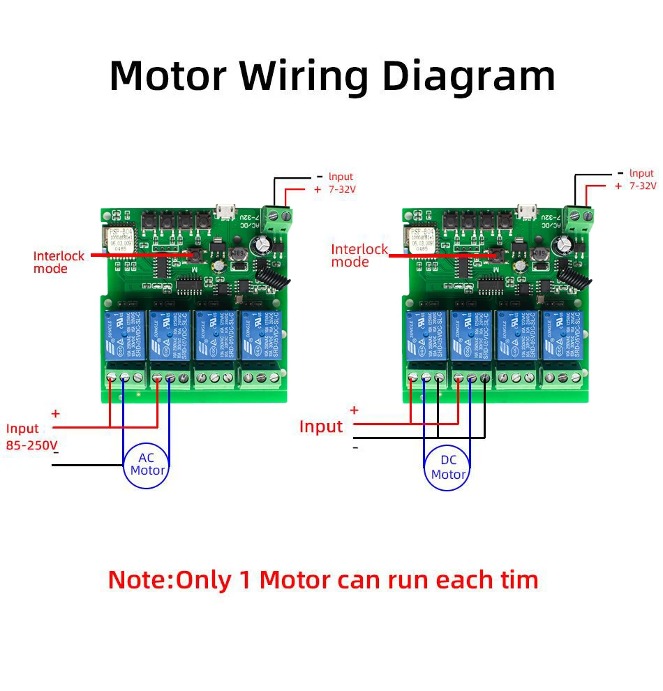 EweLink 4CH Smart Wifi Switch Module 12V 24V 7-32V 220V 85V-250V 10A 4 Channels Relay Work With Alexa Google Home