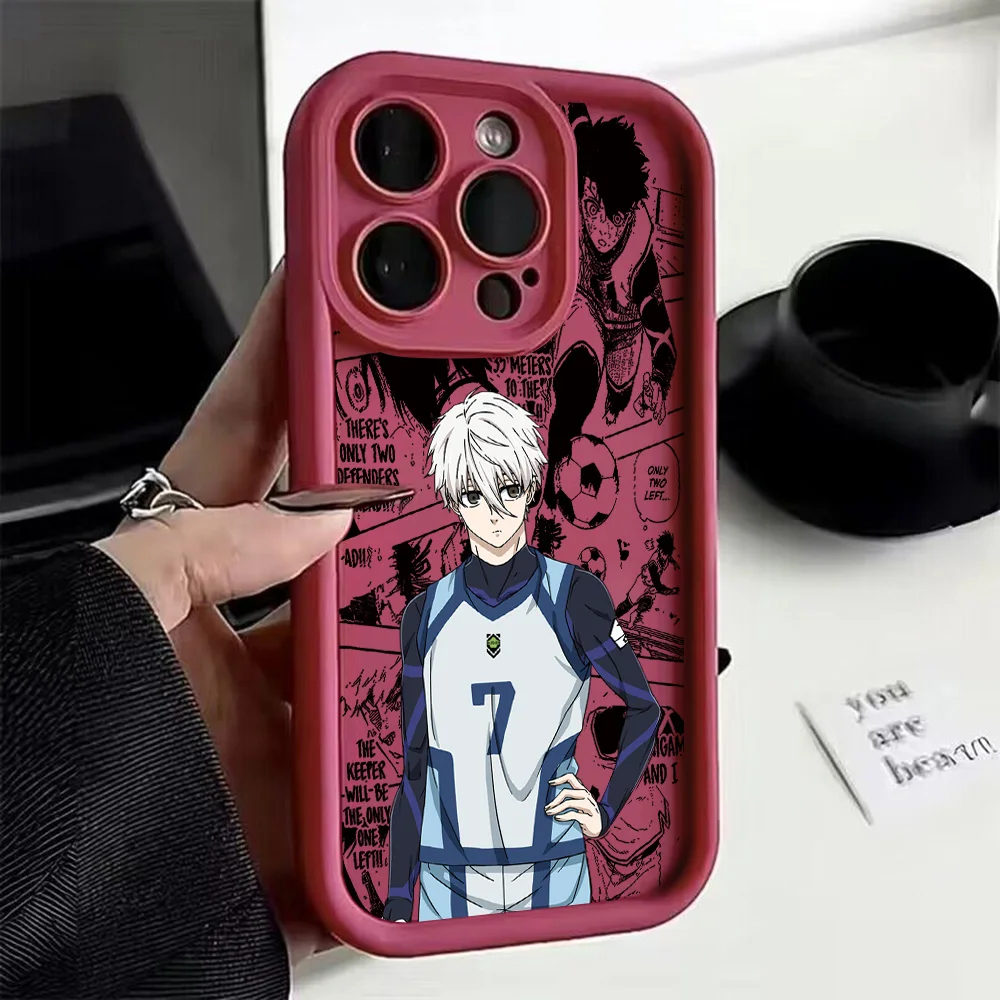 COOL B-BLUE LOCKS Soft TPU Phone Case