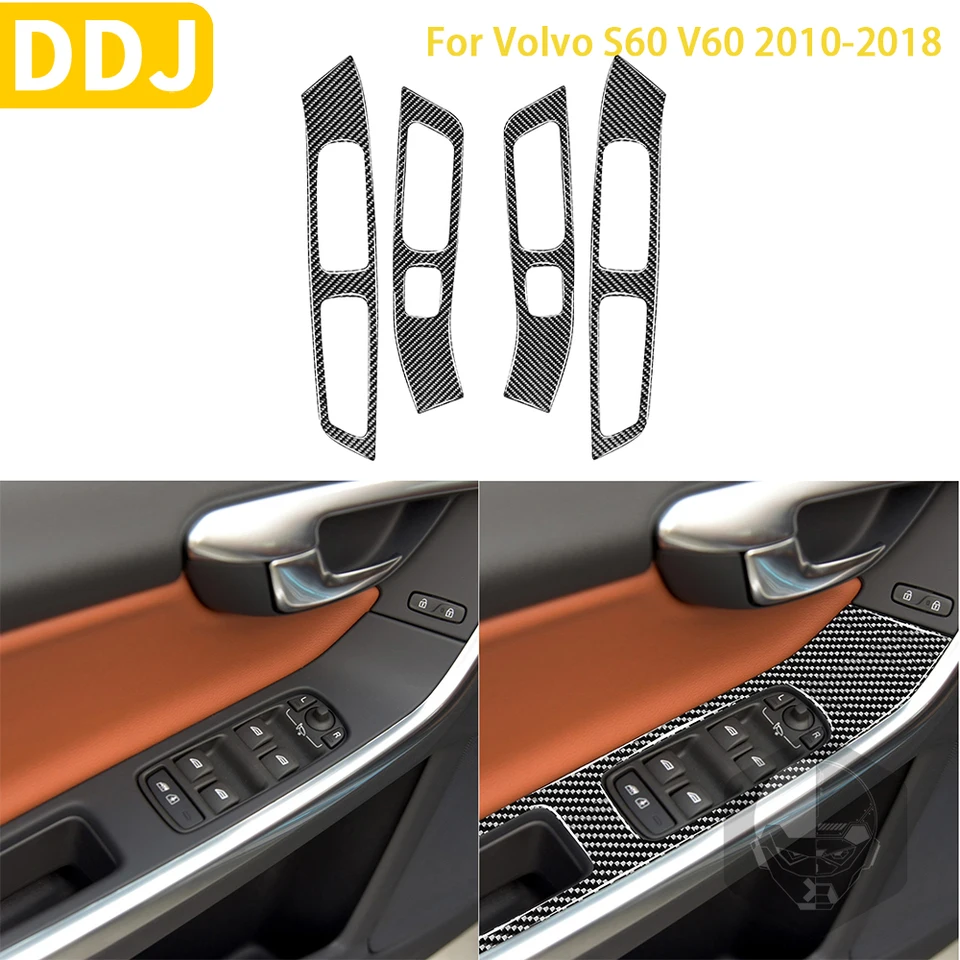 Striscia Rifinitura Cruscotto In Acciaio Inox Per Volvo XC60 S60 V60 (2009-2017) - Accessori Interni Argento