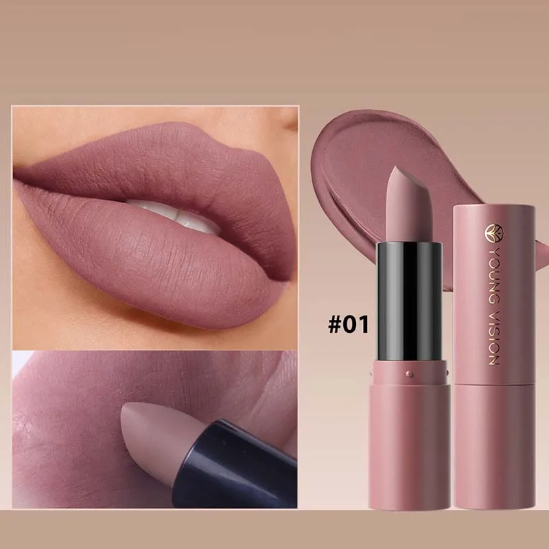 Velvet Finish Matte Lipstick Set: Long-Lasting, Non-Fading & Smudge-Proof