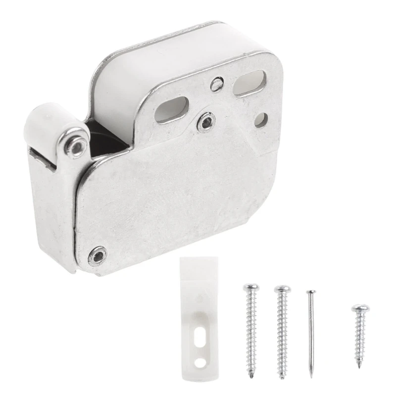 Door Push Latch Single Door Touch Latches Chassis Cabinet Rebound Bolt Furniture Push Lock Open Without Handle