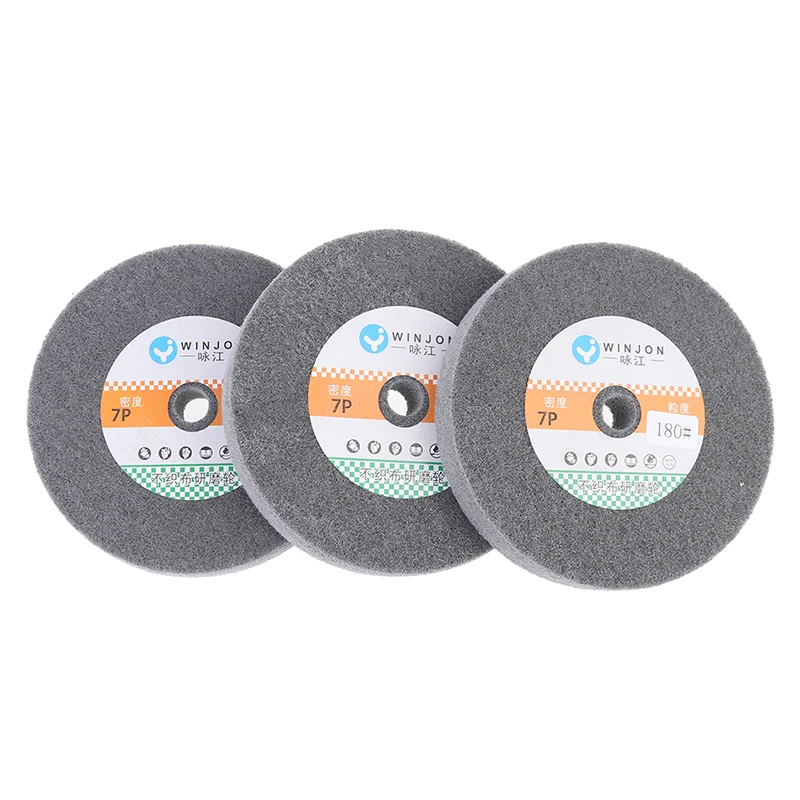 Stainless Steel Polishing Wheel 150*25mm Bench Grinder Abrasive Wheel