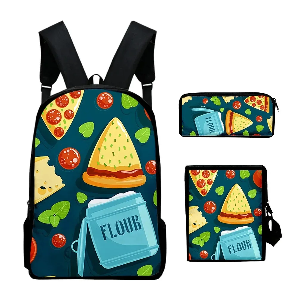 3d print backpack for school, 3pcs/set, laptop bag, backpack, backpack, shoulder bag, case, harajuku, popular, cool, cartoon,