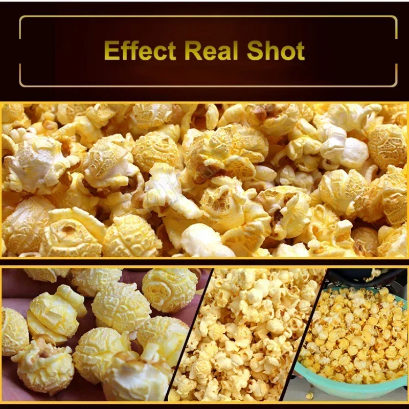 Gas Popcorn Maker Commercial Electric Popcorn Machine Spherical Butterfly Machine