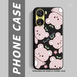 Custodia per telefono in silicone morbido e antiurto con design cartoon alla moda - Retro