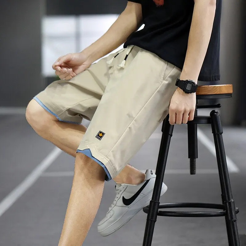 Men's Sports Shorts Sport Shorts Quick Drying Shorts Silk Shorts Cotton Shorts Jogging Shorts Cargo Shorts Running Shorts Cotton Cargo Shorts Denim Shorts Linen Shorts Casual Shorts Knitted Shorts Casual Pants Summer Quarter Pants Straight Tube Loose And Thin Versatile Casual Loose And Breathable
