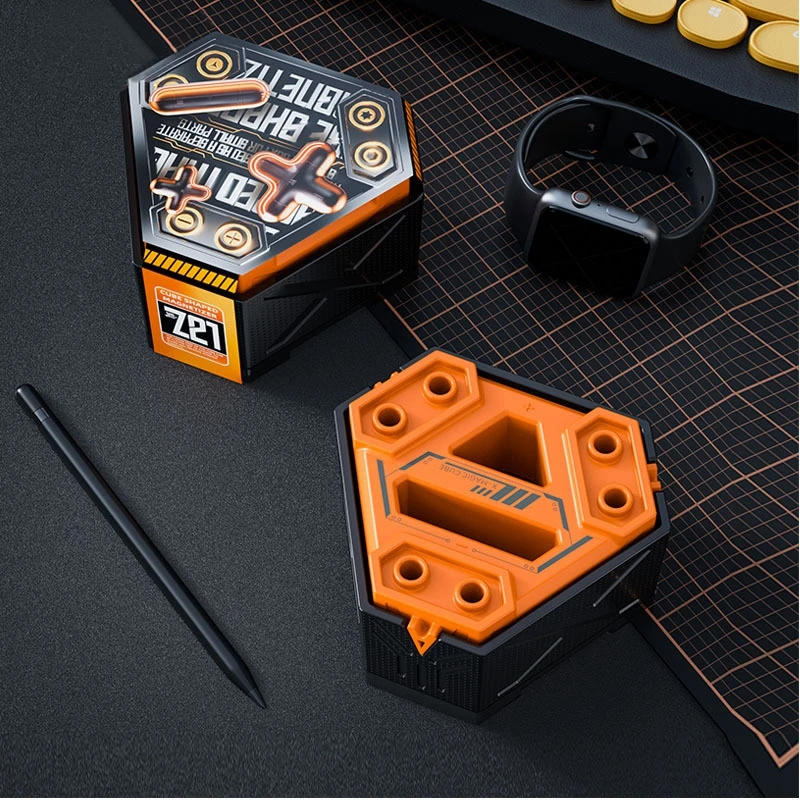 Jm-Z21 Batch Head Magnetizer Demagnetizer Cacciavite Multifunzionale Parti Magnetiche Scatola Di Immagazzinaggio Strumento Di Manutenzione Domestica