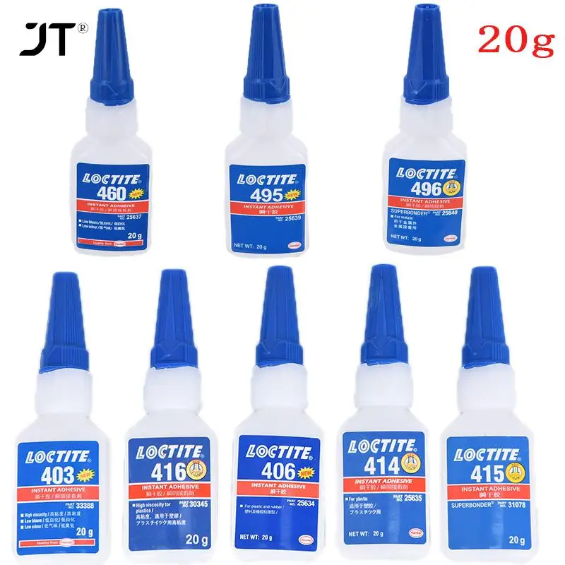 8 types 20g Super Glue Type 302/403/406/414/415/416/460/495/496