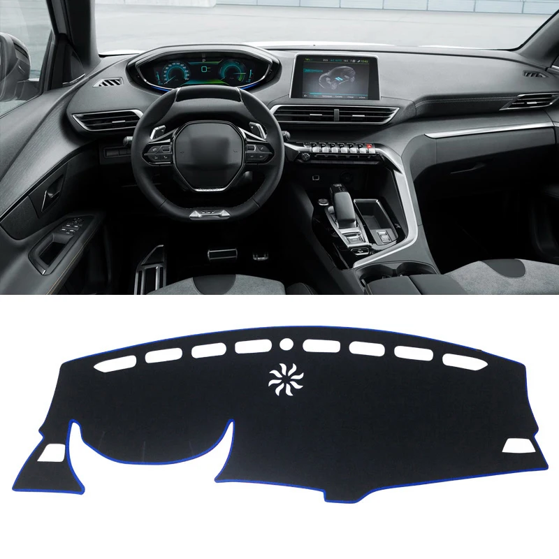 Premium Car Dashboard Cover Mat - Anti-UV Light-Blocking Protection Carpet