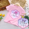 Sanrio Girl Short Sleeve T-Shirt Hello Kitty Kuromi Cinnamoroll Girls' Cotton Material T-shirt Multi Colored Cartoon Pattern Top 4