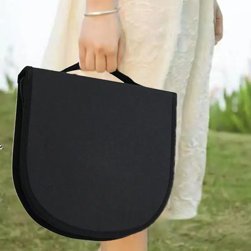 Camp Utensil Storage Bag Waterproof Thickened 600D Oxford Camping Tableware Storage Bag Utensil Silverware Holders Pouch Bag