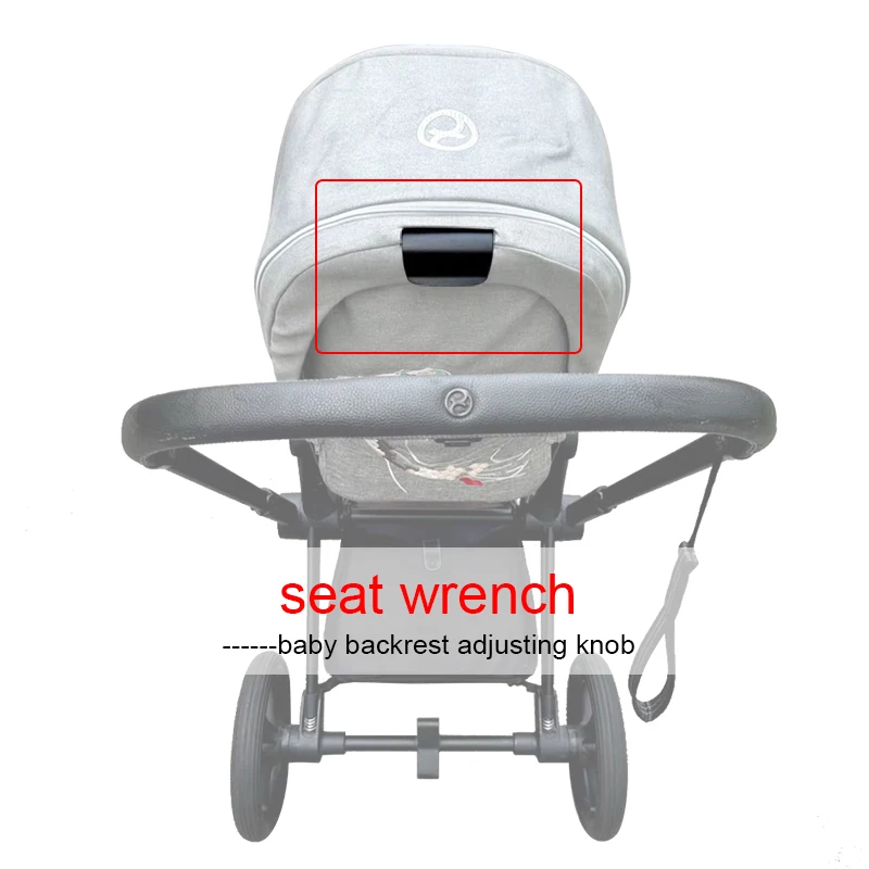 Stroller Accessories Buggy Seat Wrench For Cybex Priam 2/3/4 Platinum Mios 2/3 Balios S/Lux Rear Board Adjuster Backrest Switch Baby Accessories