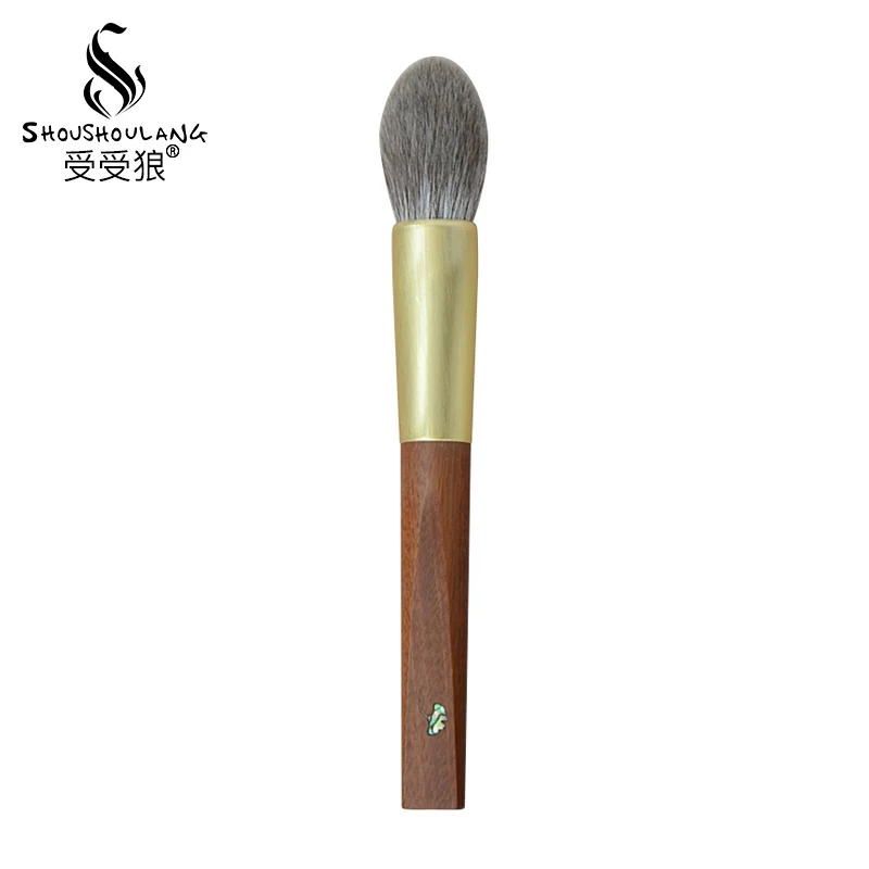 K203 Shoushoulang 하이엔드 수제 메이크업 브러쉬 테이퍼드 블러쉬 하이..
