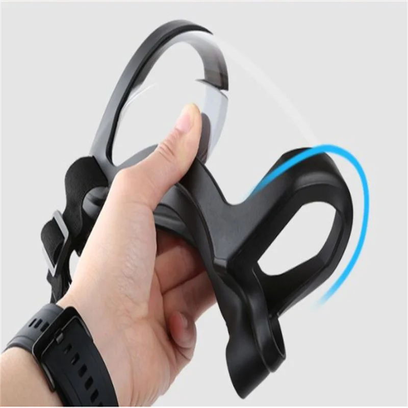 Transparent Full Faceshield Reusable Dustproof Anti-fog Mask HD Safety Glasses Kitchen Protection Anti-splash Mask With Filters