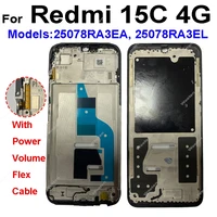 For Xiaomi Redmi 13 13C 14C 14R 15C 4G 5G LCD Middle Frame Housing LCD Front Housing Bezel Chassis Shell Replacement Repair 2