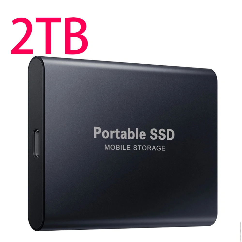 Portable High-capacity Mini SSD 16TB USB3.1Type-C Interface High-speed Hard Disk Metal Matte Surface Material External Hard Disk the best external drive External Hard Drives